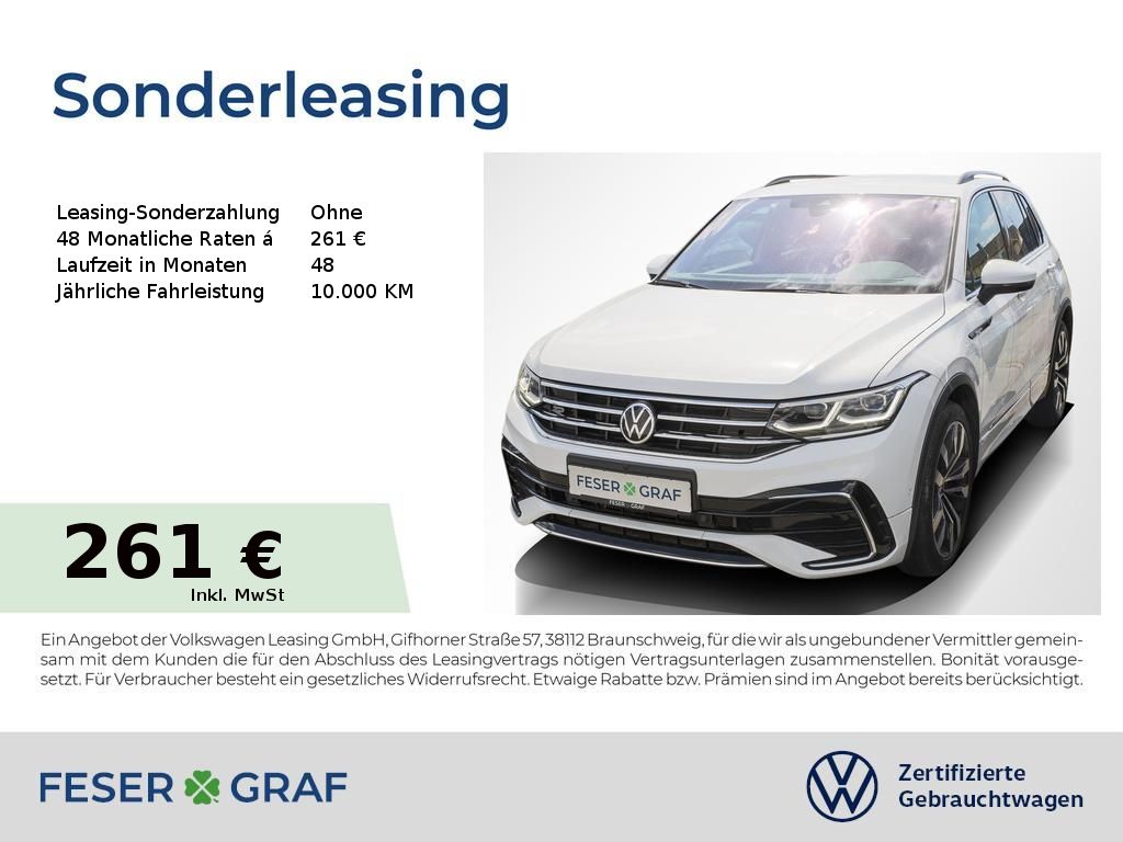 Volkswagen Tiguan R-Line 2.0 TSI DSG Navi IQ-LED Leder 20"