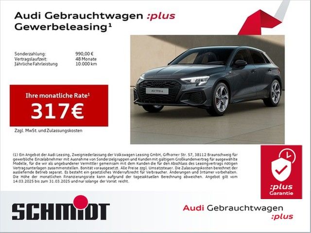 Audi A3 Sportback 45 TFSI e S line LM18 LED Pano Navi