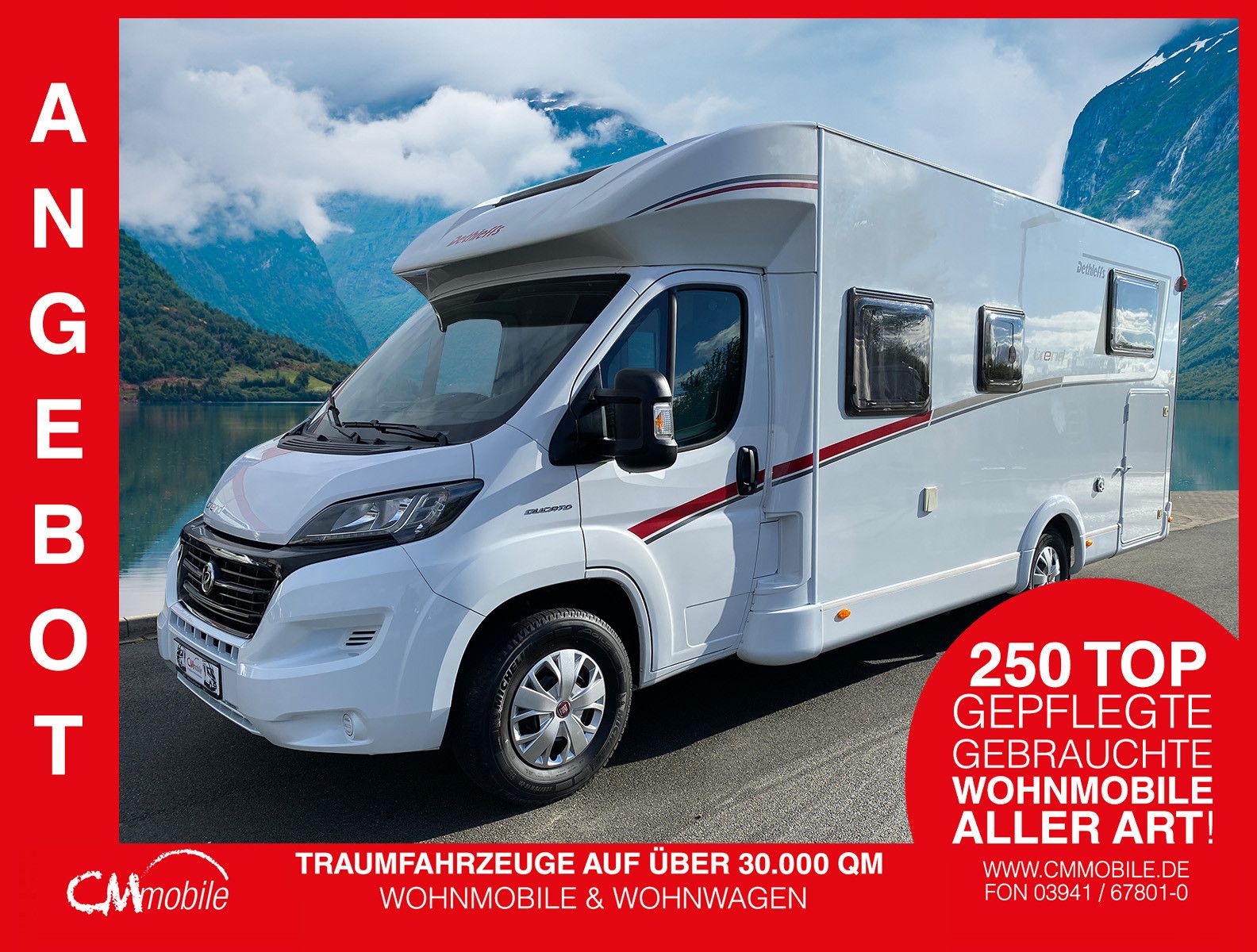 Dethleffs
 Trend T 7057 - Einzelbetten - Garage - 1. Hand
