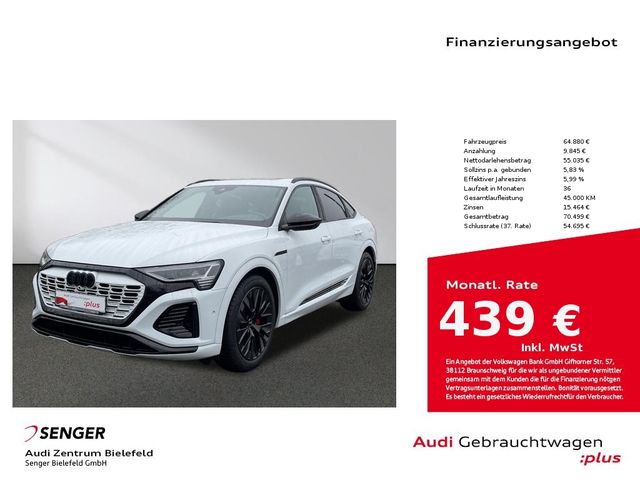 Audi Q8 e-tron Sportback 55 Sline quattro Pano.