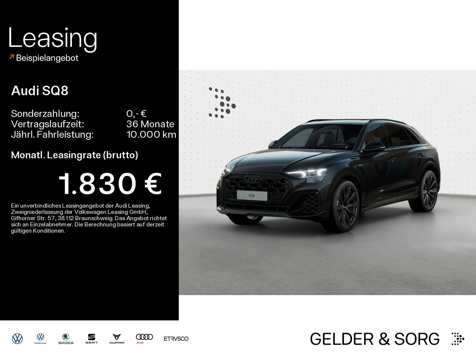 Audi SQ8 SUV TFSI B&O|FWP|PANO|AHK|MATRIX