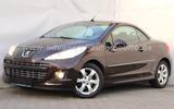 Peugeot 207 CC Cabrio-Coupe Active|KLIMA|SHZ|TÜV-AU NEU - schwarze Peugeot 207