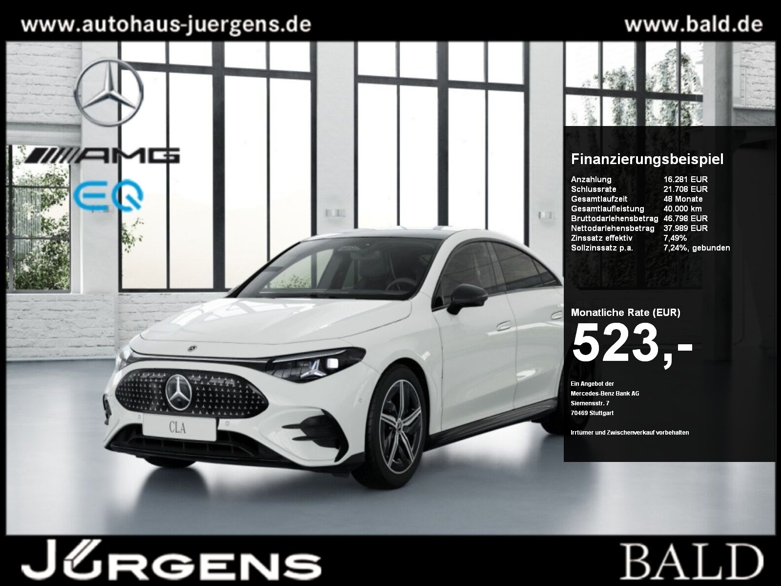 MERCEDES-BENZ CLA 250+ AMG+Pano+MLB+Night+AHK+Keyless+Mem