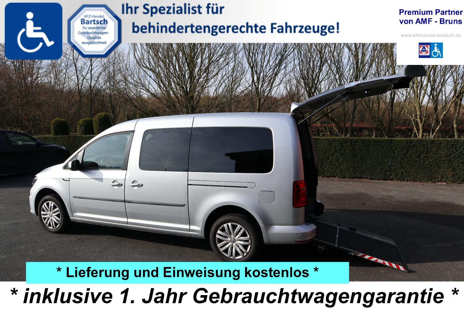 Volkswagen Caddy Maxi 2,0 TDI*rollstuhlgerecht*90cm Rampe*