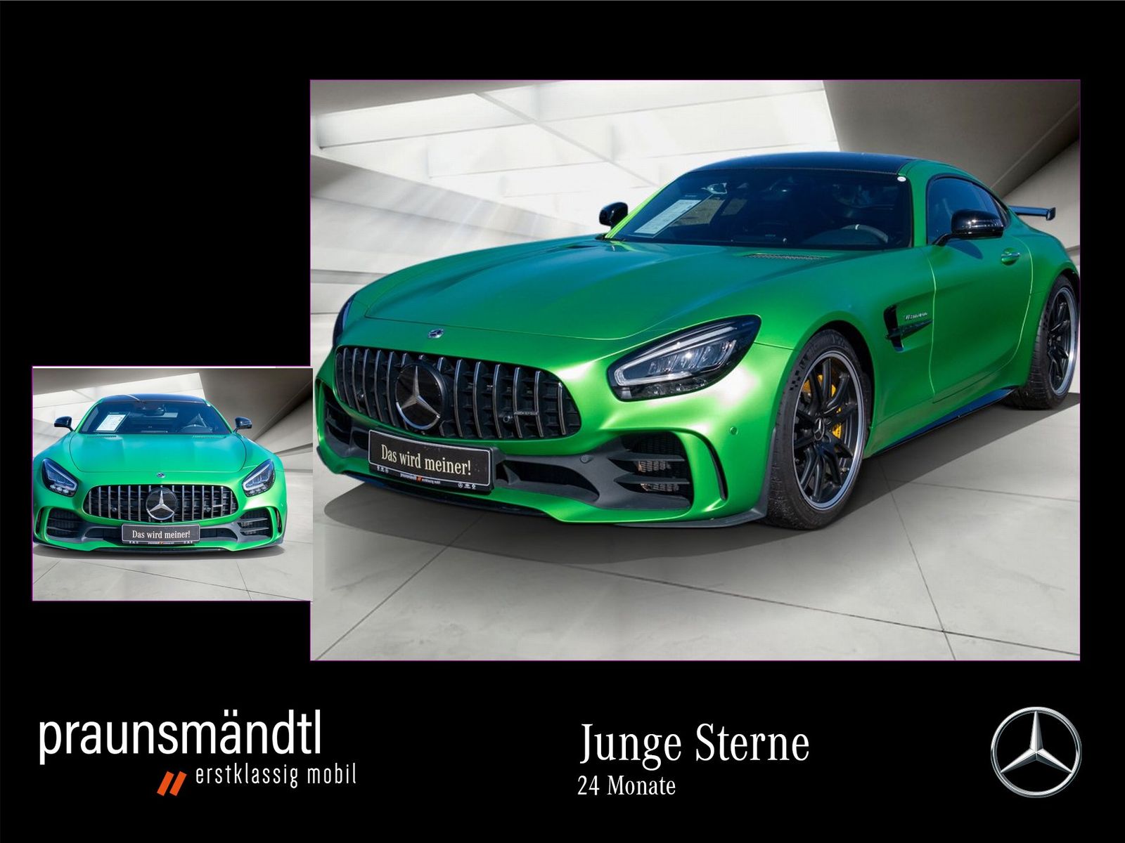 MERCEDES-BENZ AMG GT R Coupe Perf.-Sitze+Burmester-Green-Hell