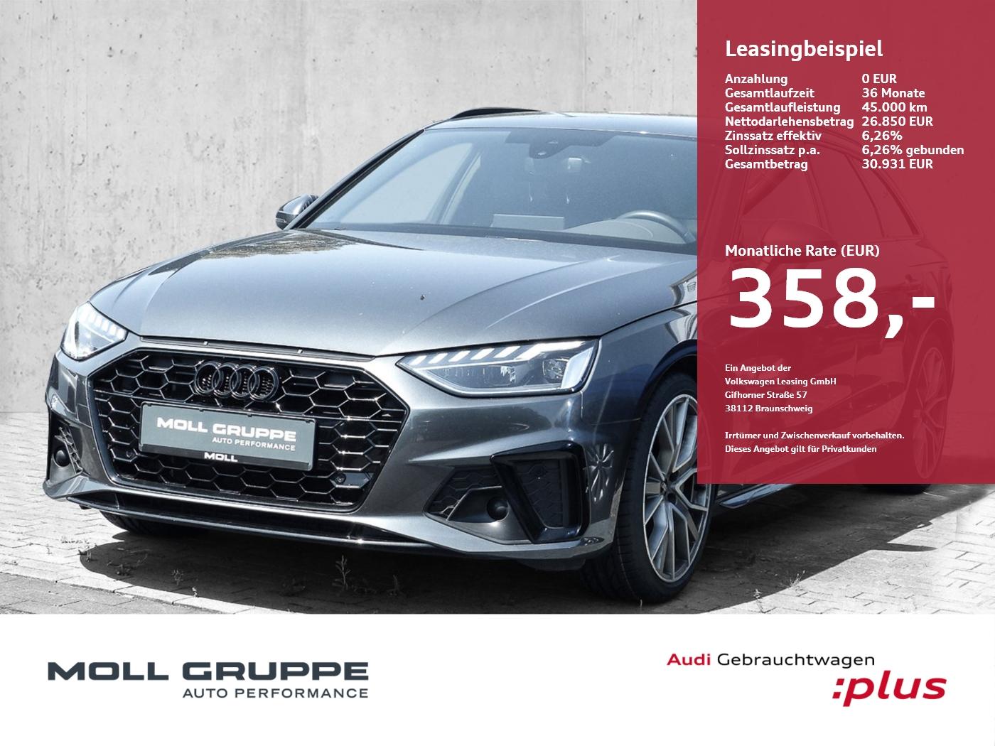 Audi A4 Avant 40 TDI S tronic S line Sthz. B&O LED