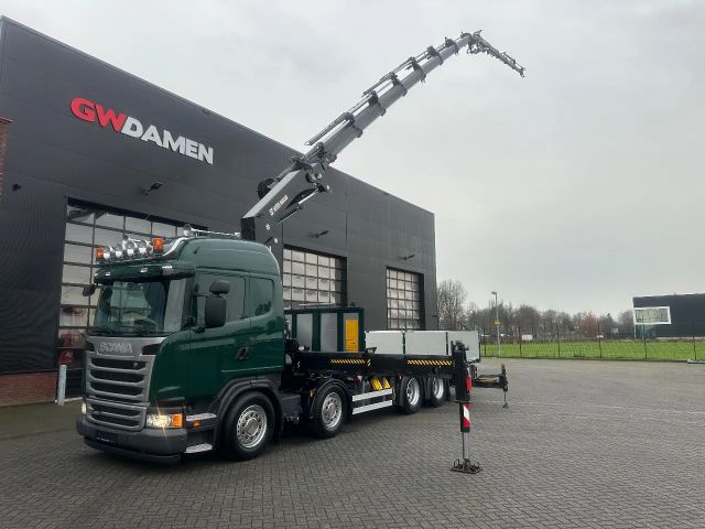 Scania G490 8x4 Hiab 544E-7+FlyJib,Winch Euro 6kran /cr