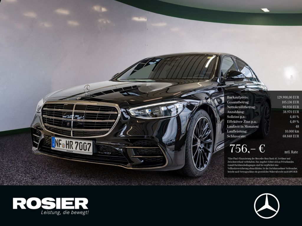 Mercedes-Benz S 580 4M lang Limousine Edition Night Standhz. A