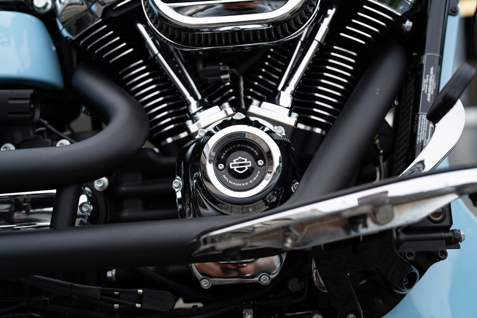 Fahrzeugabbildung Harley-Davidson Light Blue FAT BOY FLFBS 114 - Jekill & Hyde-