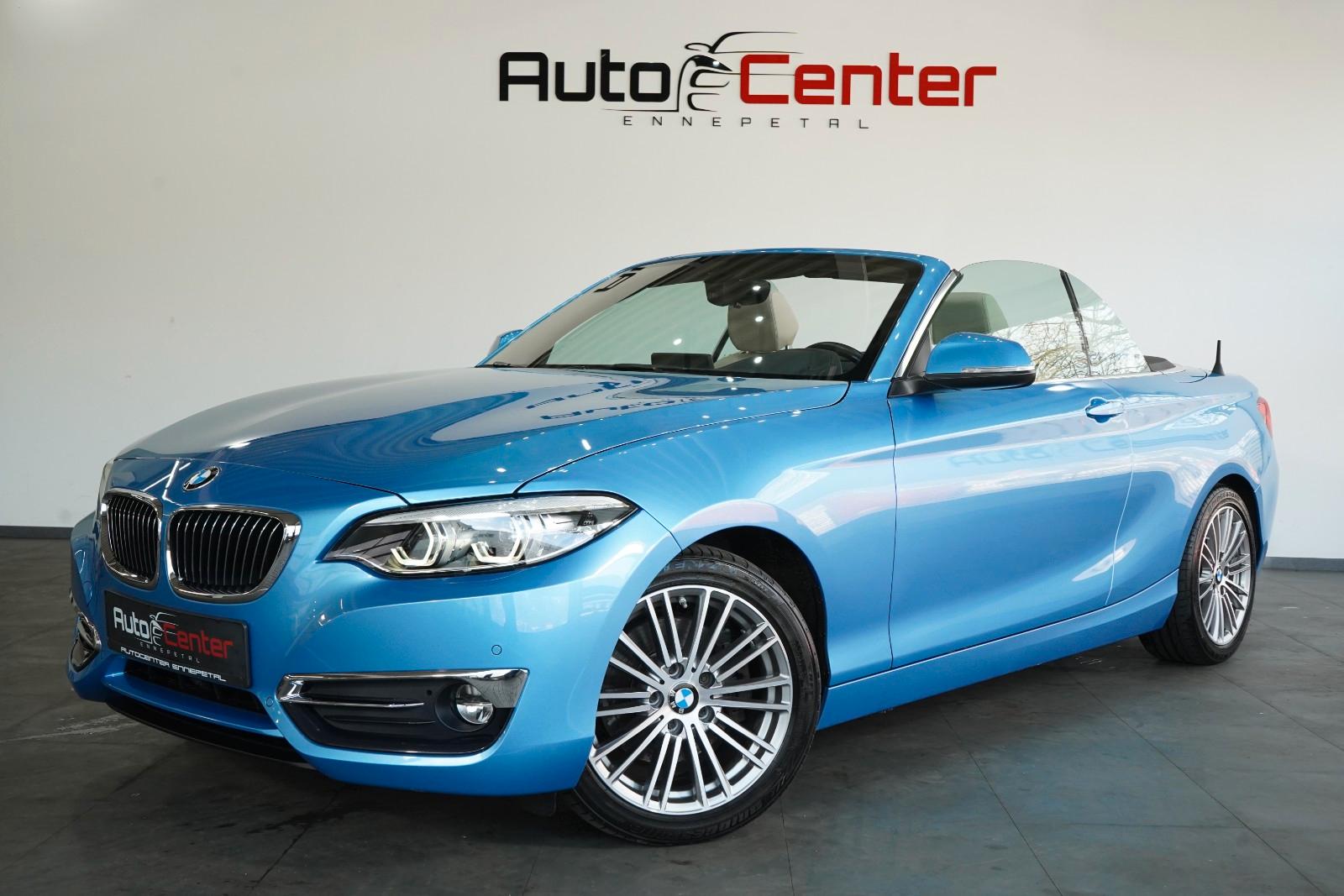 BMW Cabrio 220 i Luxury Line*KAM*SHZ*NAV*H.-Kardon