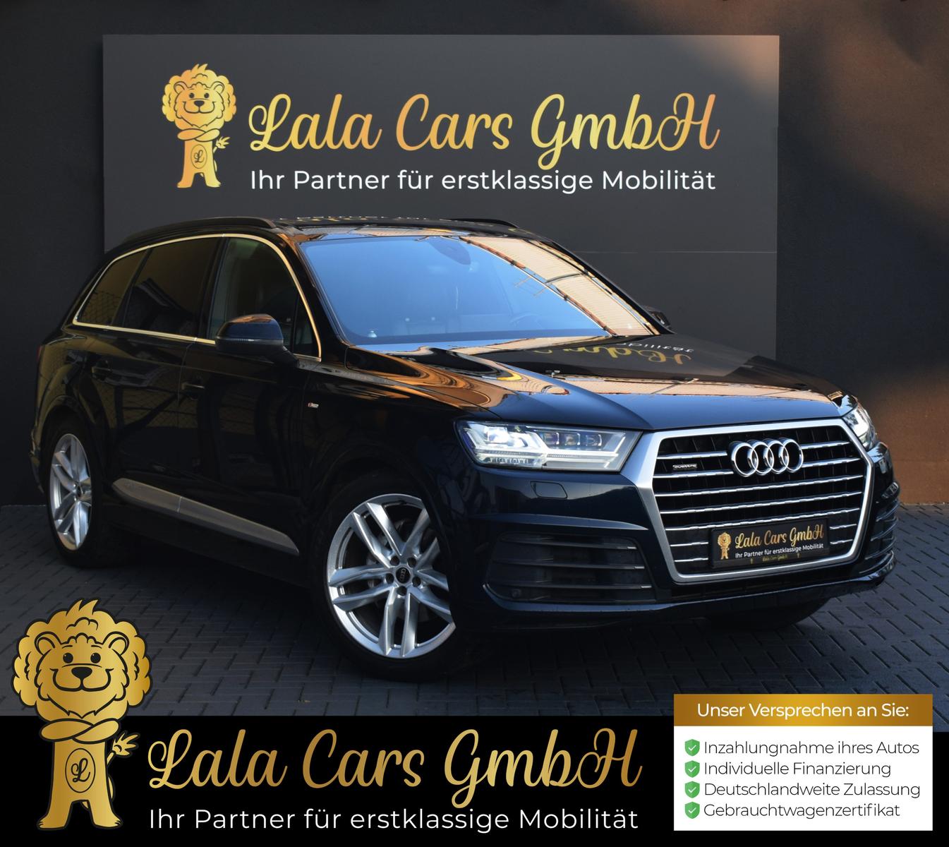 Audi Q7 3.0 TDI Quattro S-LINE/MATRIX/B&O/PANO/MEMORY