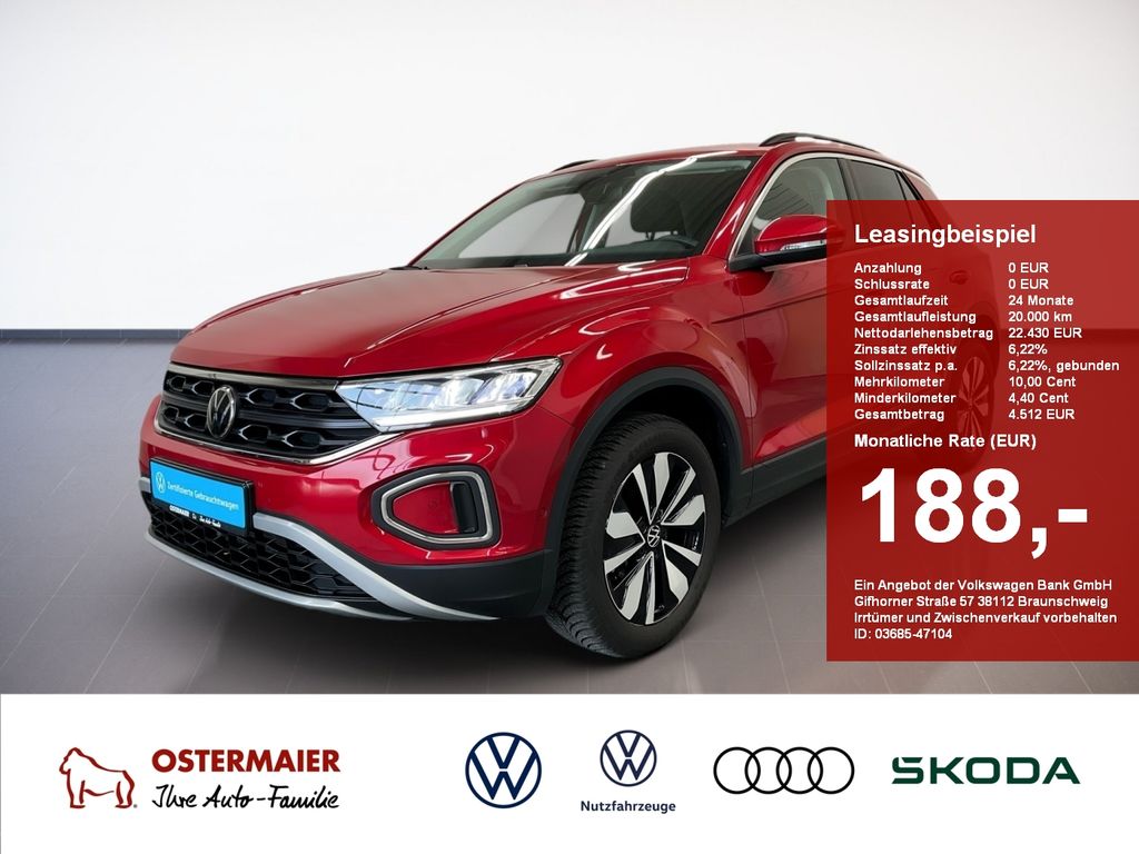 T-Roc MOVE 1.0TSI 116PS NAVI.KAMERA.LED.KEYLESS.