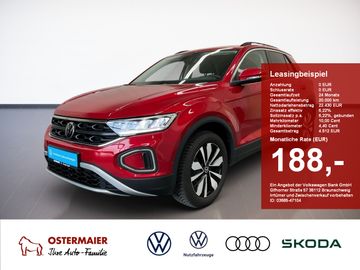 Volkswagen Leasingangebot: Volkswagen T-Roc MOVE 1.0TSI 116PS NAVI.KAMERA.LED.KEYLESS.
