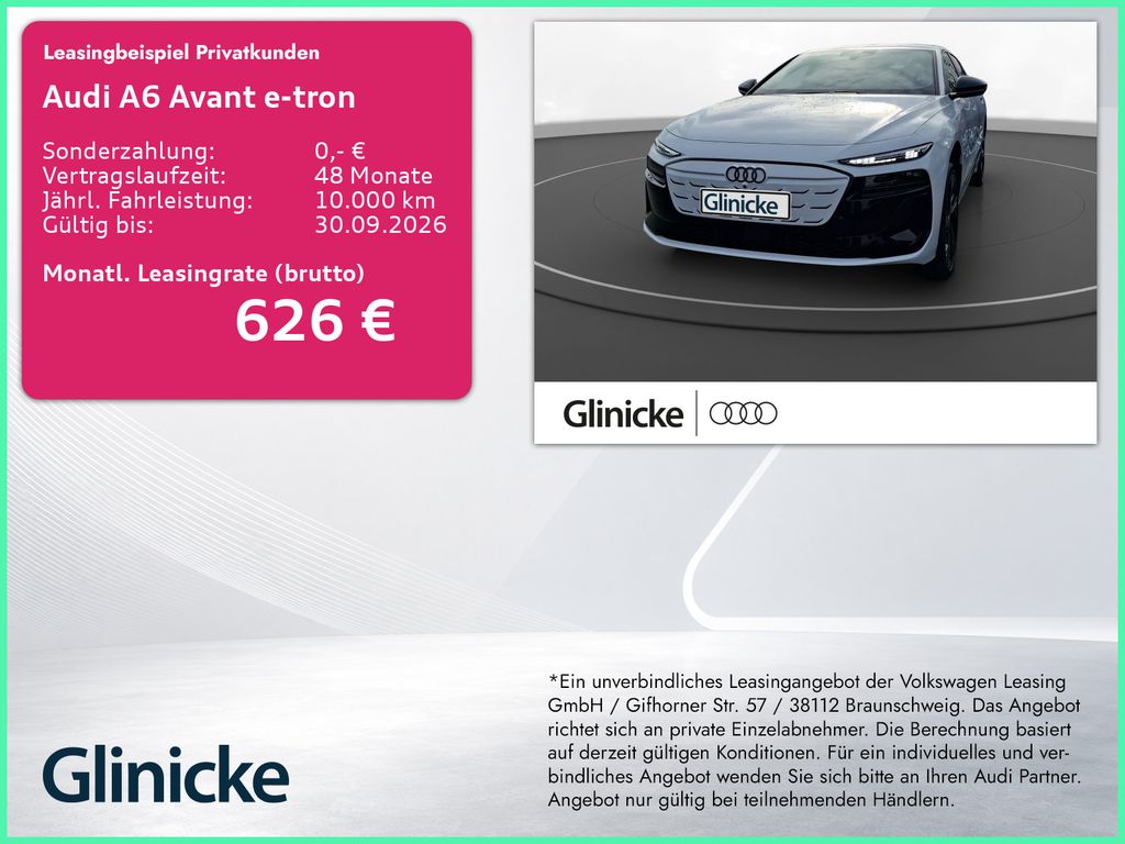 Audi A6 Avant e-tron performance 270 kW