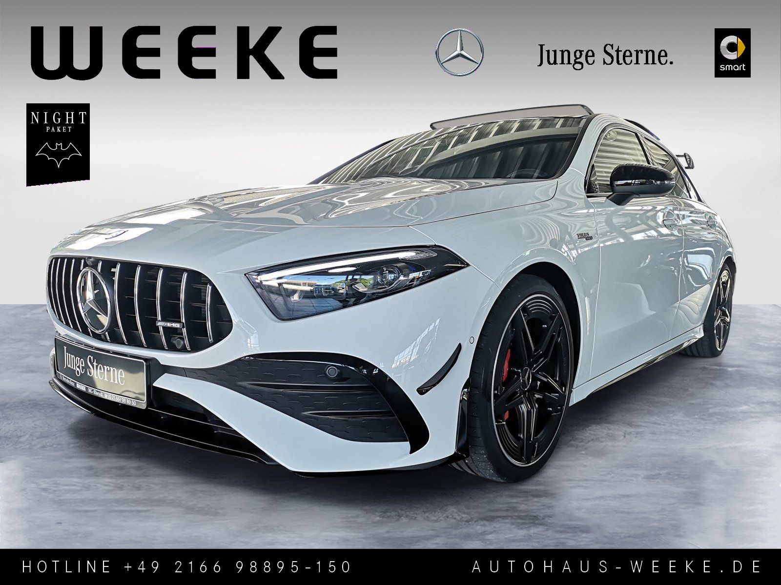 MERCEDES-BENZ A 35 AMG 4M PANORMA-SD+NIGHT+AMG-AERO+TWA+MULTIB