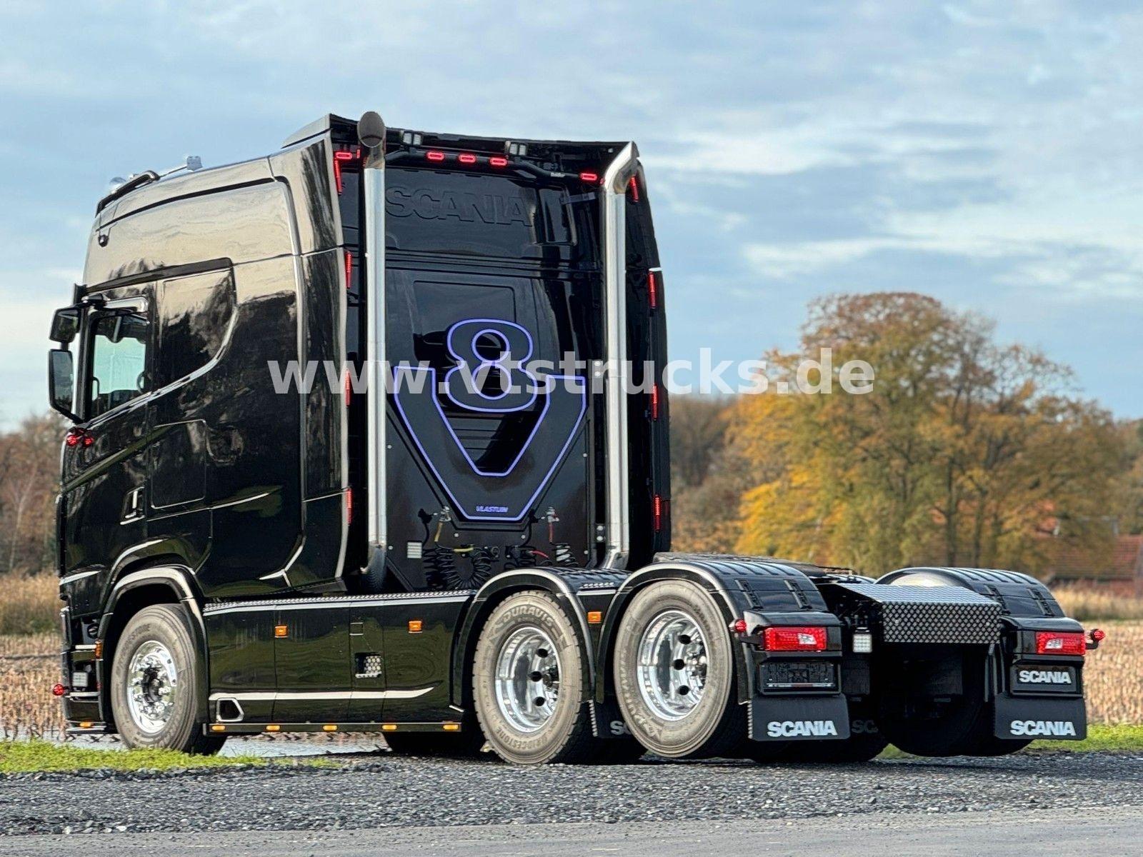 Scania S660 6x2LL V8 Retarder VLASTUIN/TV/LED/ACC/HYP