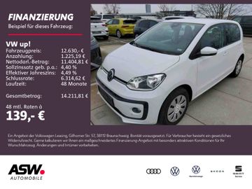 Volkswagen Leasingangebot: Volkswagen up! move UP! 1.0 MPI Klimaauto SHZ PDC RFK GRA