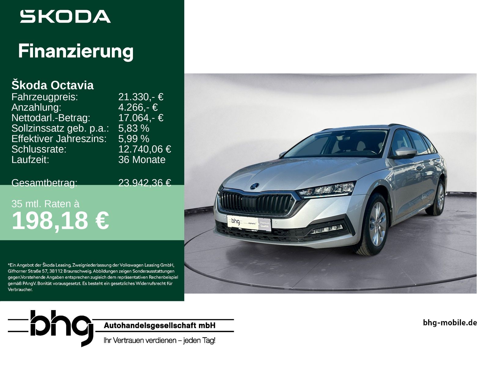 Skoda Octavia Combi 2.0 TDI DSG Kamera GRA Connect DAB