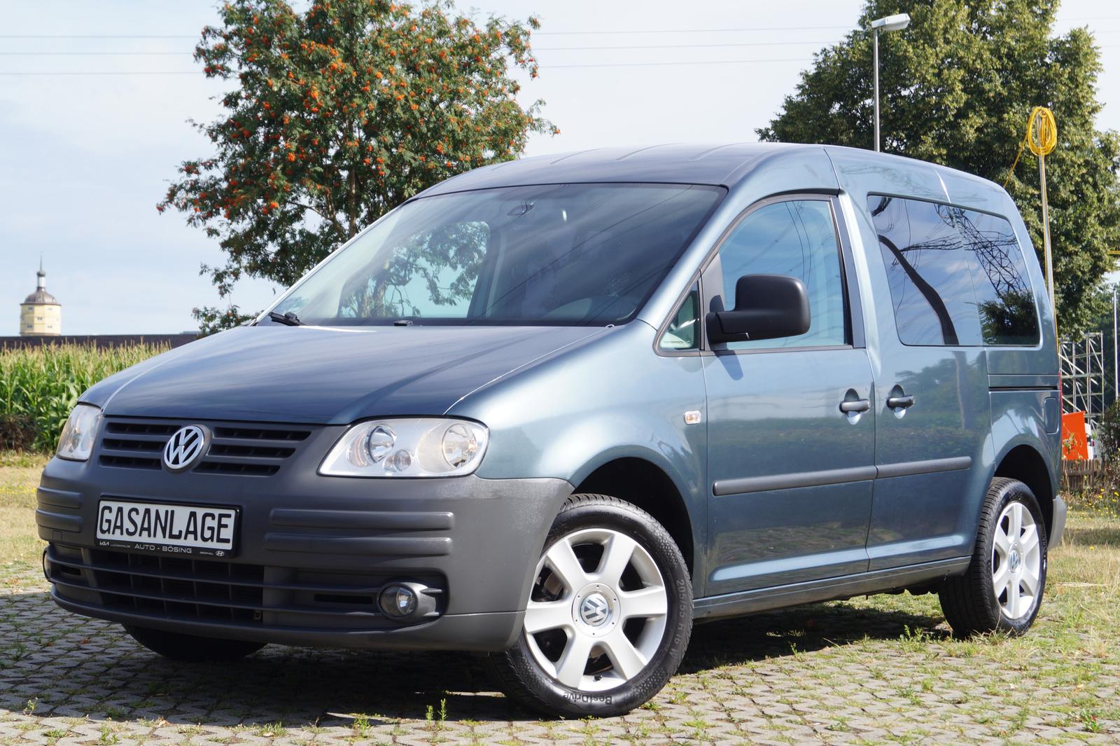 Volkswagen Caddy 1.4 Team-LPG.GASANAGE-AHK-2SCHIEBETÜREN-