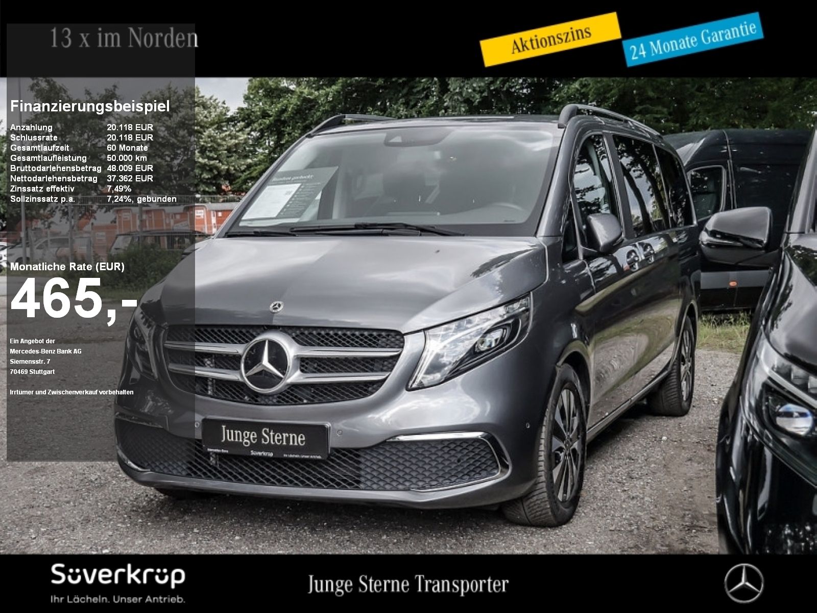 Mercedes-Benz V 250 EDITION NAVI LED MBUX KLIMA KAMERA SPUR