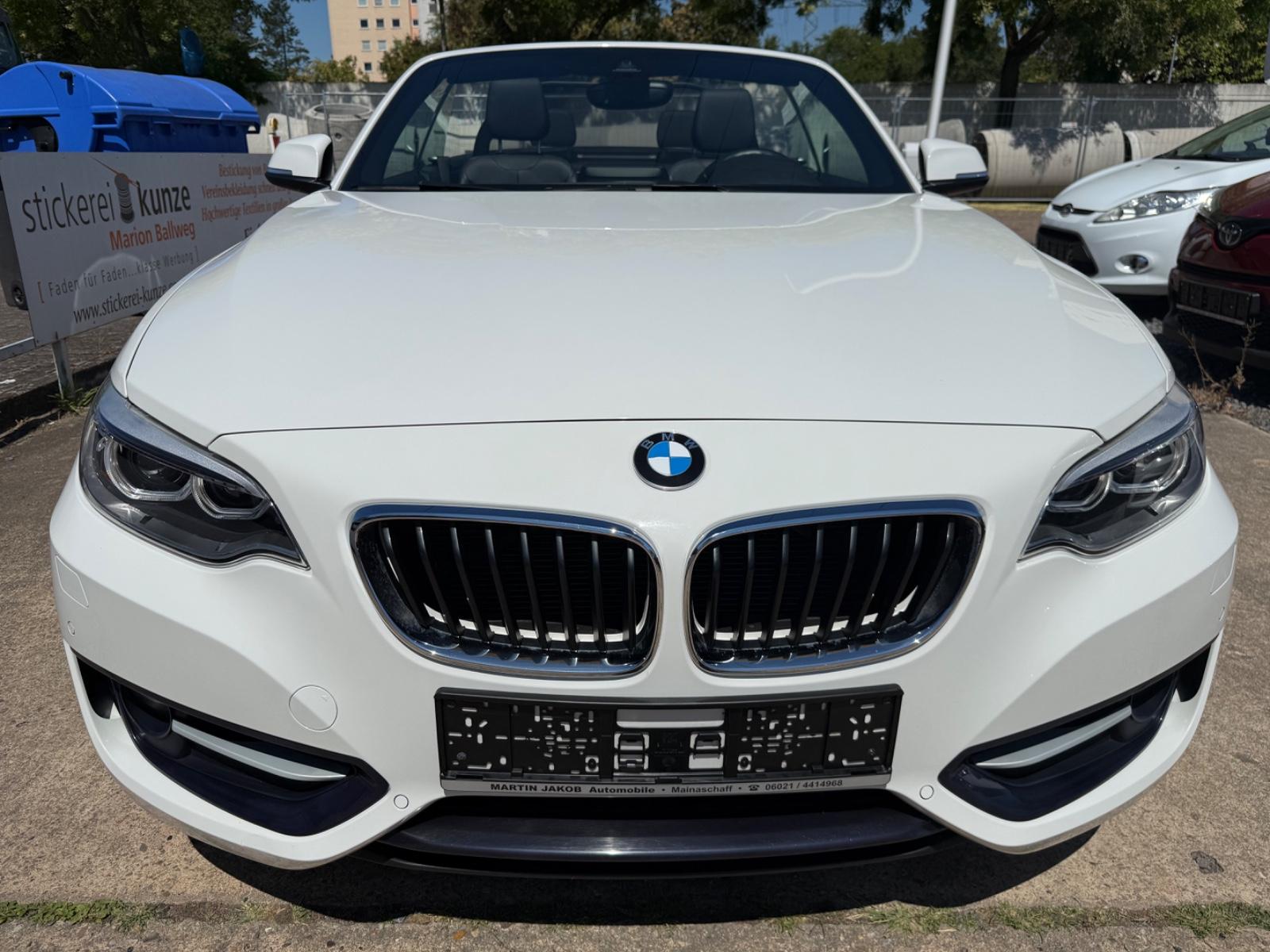 BMW 220 2 Cabrio 220 i Sport Line+PDC+LEDER+SITZHEIZ