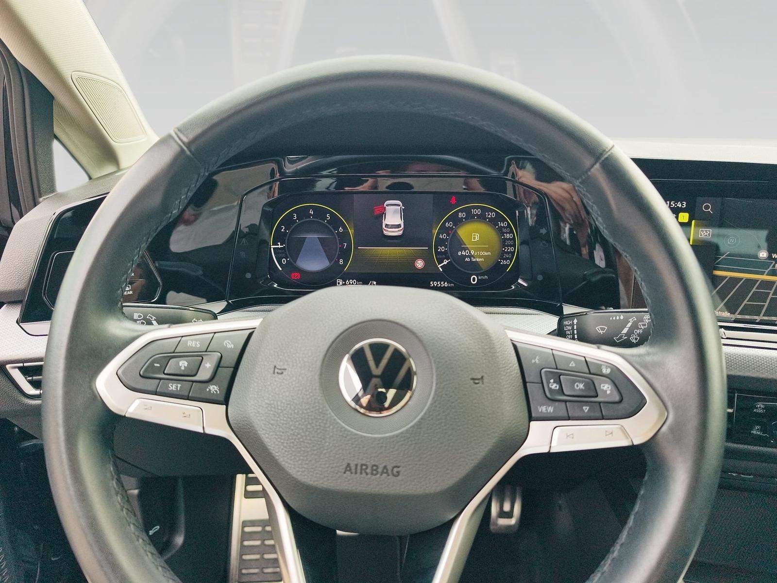 Volkswagen Golf VIII 1.5 TSI Active Standhzg+Kamera+HUD+ACC, миниатюра 16