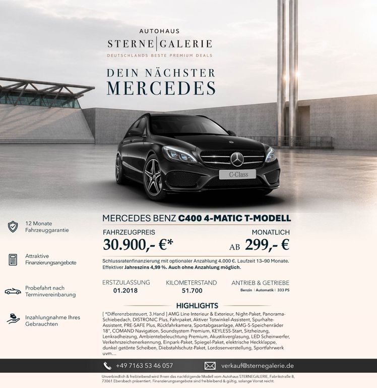 Image of Mercedes-Benz C 400