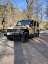 Mercedes-Benz G 500, Exkl., sand/schw., MB100, 1. Hand, Top - gebrauchte Mercedes-Benz G 500 aus dem Jahr 2017