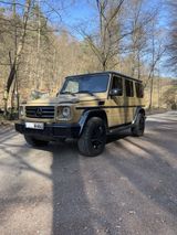 Mercedes-Benz G 500, Exkl., sand/schw., MB100, 1. Hand, Top - : Allradantrieb, Top 10