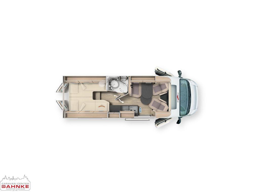 Malibu Van First Class - Two Rooms 640 LE RB charming G