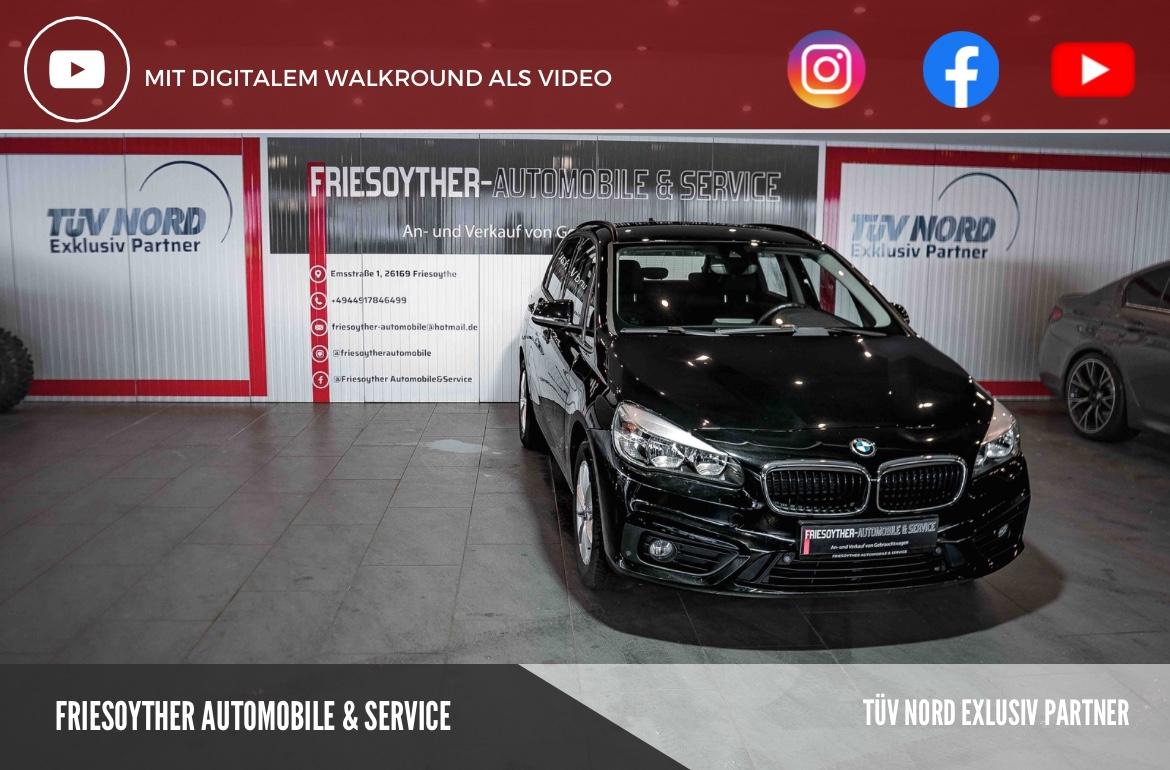 BMW 218i Active Tourer AHK Tempomat Sitzhzg Einparkh