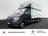 Volkswagen Crafter 55 LR Pritsche Plane 2.0TDI NAVI+AHK+GRA - Volkswagen grün