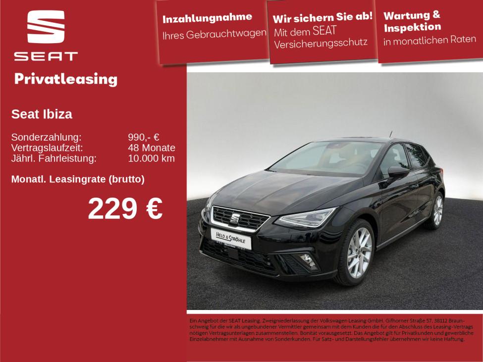 Seat Ibiza FR 1.0 TSI 85 kW R-KAM NAVI LED SHZ PDC