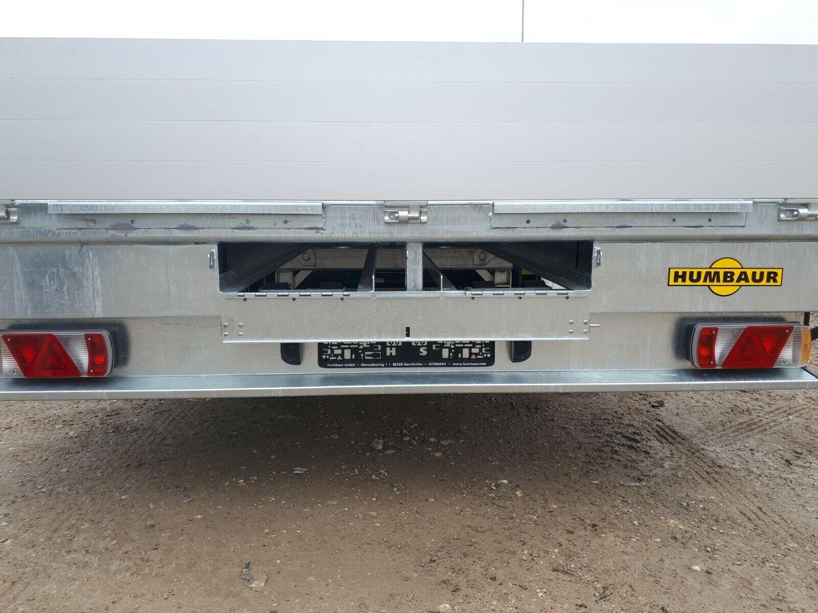 Humbaur 11,9 t Tandem-Tieflader | ALU-BW | Rampenschacht
