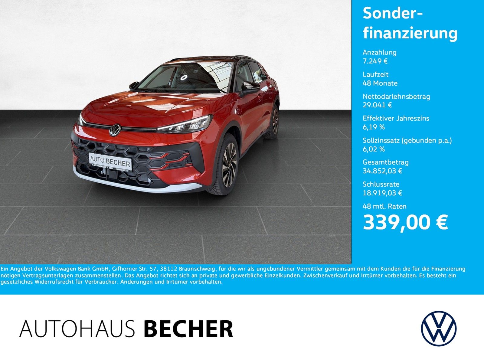Volkswagen T-Roc Energy 1.5 eTSI DSG /AHK/CarPlay/LED