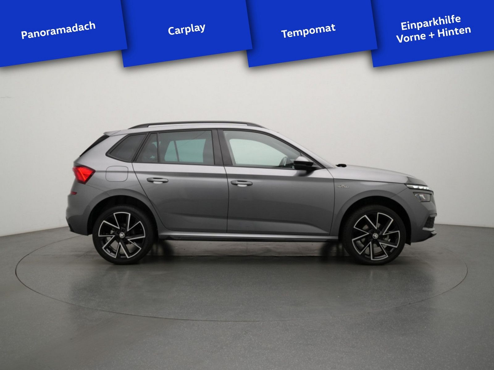 Skoda Kamiq Monte Carlo PANO AHK CARPLAY LED PDC SHZ imagem 3