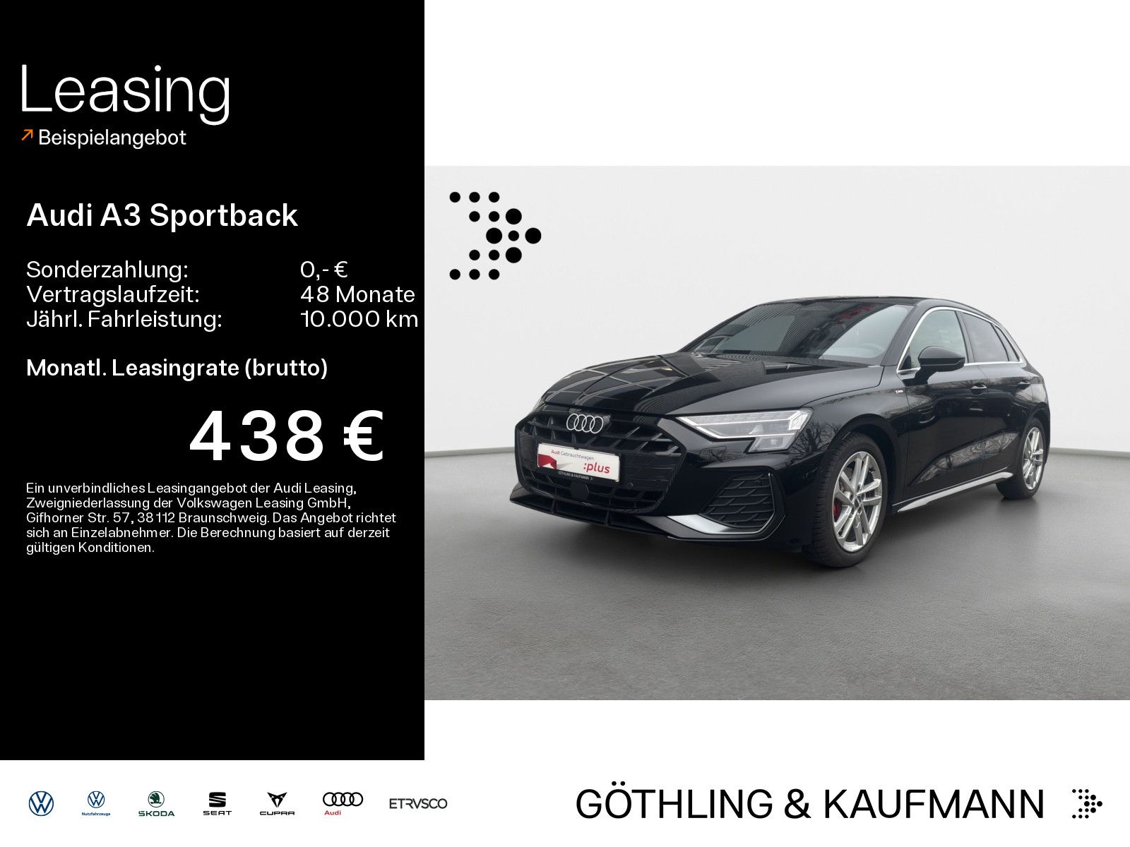 Audi A3 Sportback S line TFSI 110 kW S tronic*SONOS*H