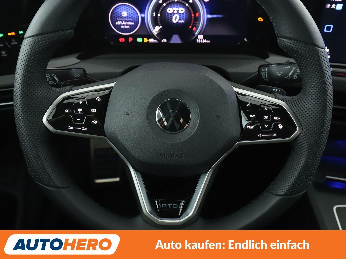 Volkswagen Golf VIII 2.0 TDI GTD Aut.*NAVI*CAM*ACC*, миниатюра 17