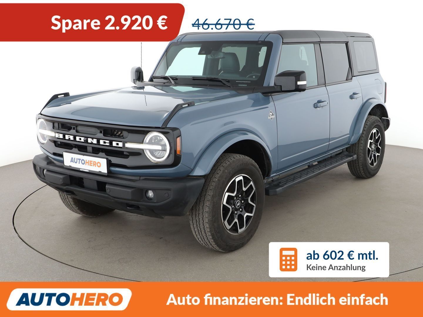 Ford Bronco 2.7 EcoBoost Outer Banks 4x4 Aut.*NAVI*