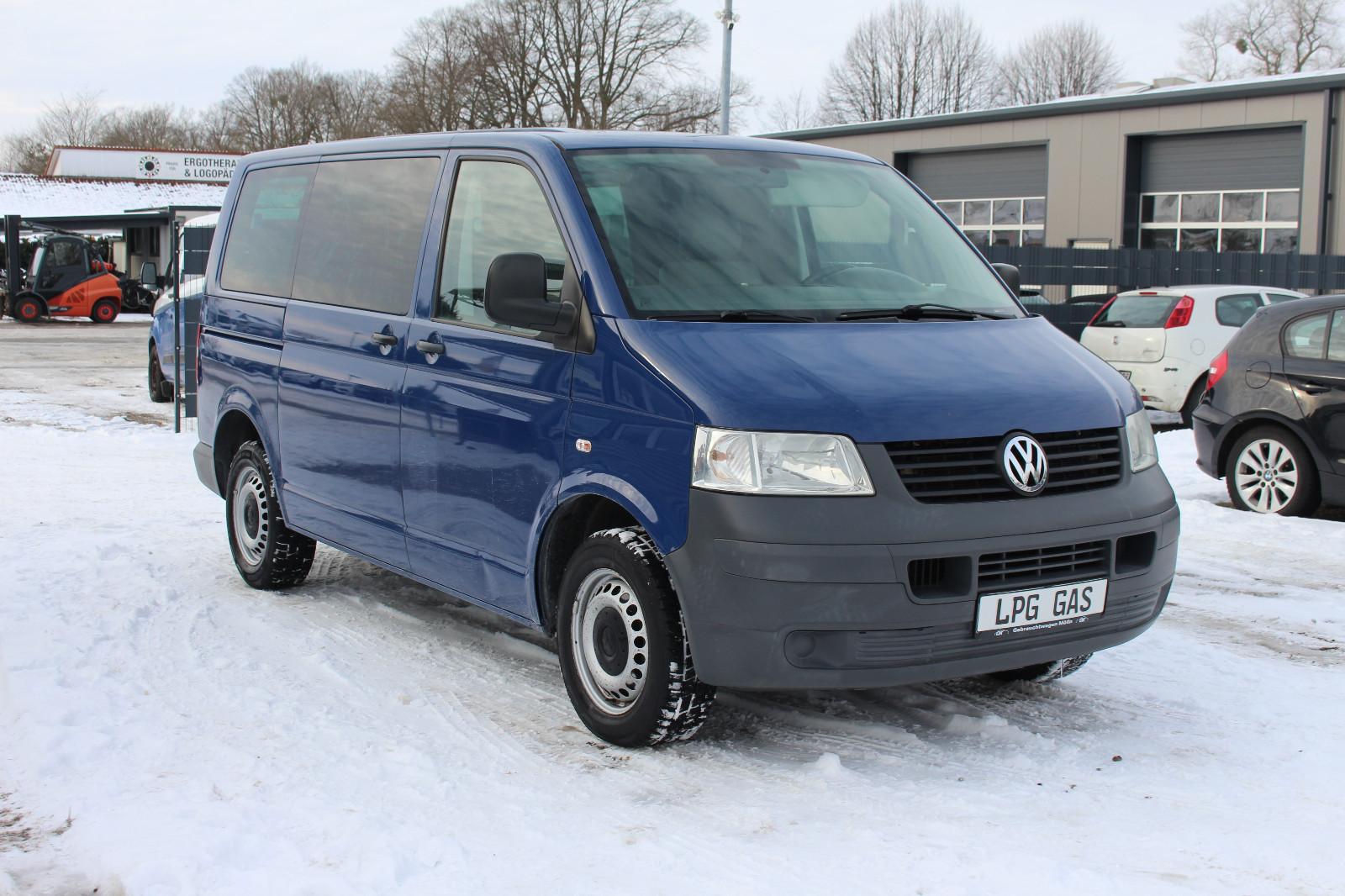 Volkswagen T5 Kasten-Kombi*LPG*Klima*AHK*S.Heft*ZV*2.Hand*