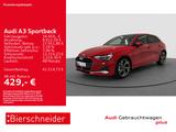 Audi A3 Sportback 30 TFSI advanced AHK LED PANO HuD S - Audi A3: Rot