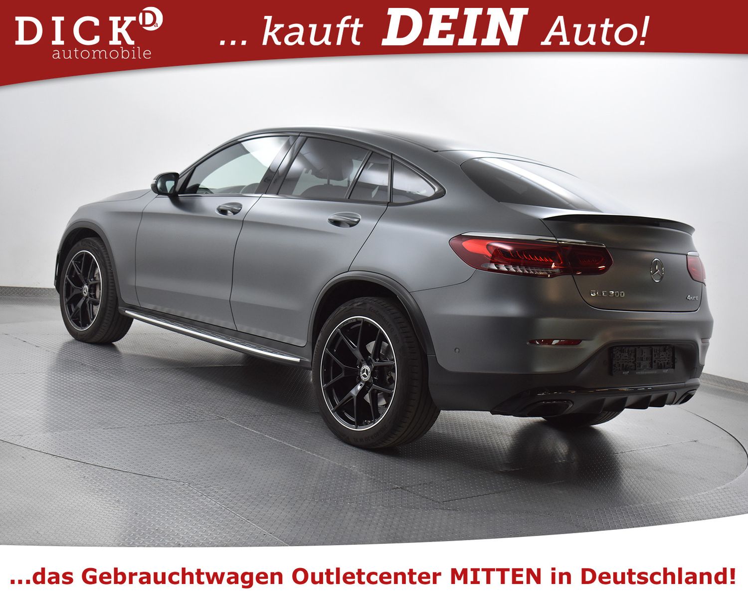 MERCEDES-BENZ GLC300 Coupe 2X AMG Line + NIGHT+MEMO+PANO+VOLL - Image 4