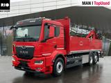 MAN TGS 26.520 6x2-4 LL CH , Pritsche Fassi Heck