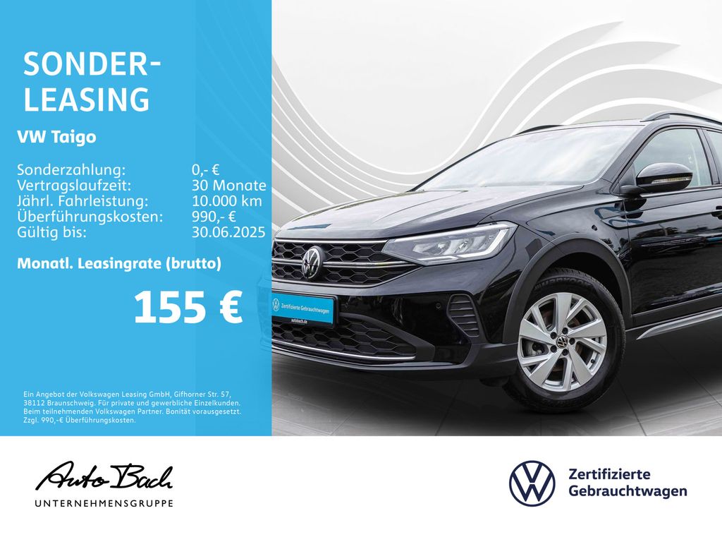 Volkswagen Taigo 1.0 TSI Life, Navi, LED, App-Connect, Digi