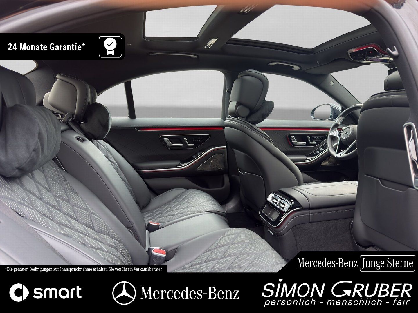Fahrzeugabbildung Mercedes-Benz S 500 4M AMG Pano 4*Massage+Sitzklima Burm Nappa