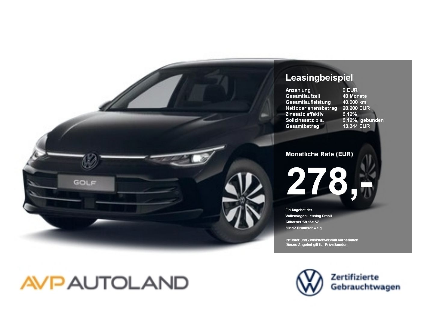 Volkswagen Golf VIII 2.0 TDI DSG GOAL | NAVI | LED | AHK |