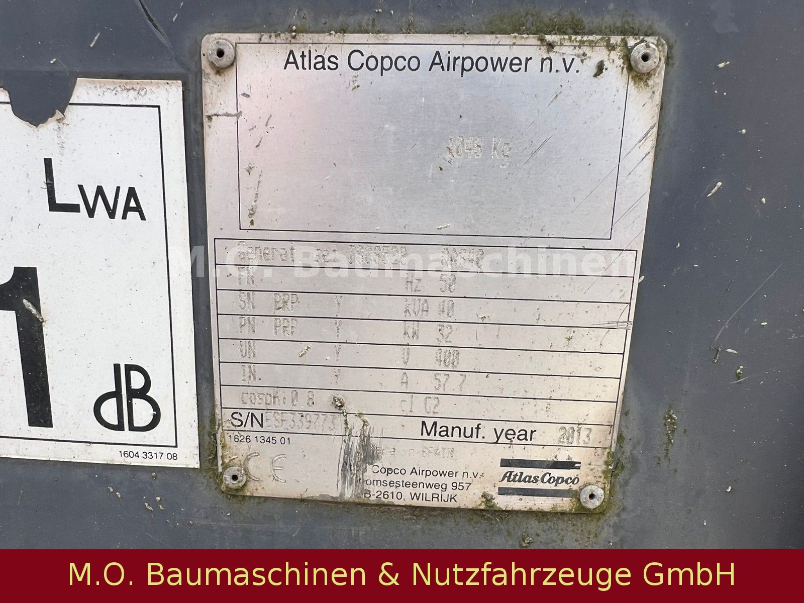 Fahrzeugabbildung Atlas Copco QAS 40 / 40 KVA / Stromgenerator /