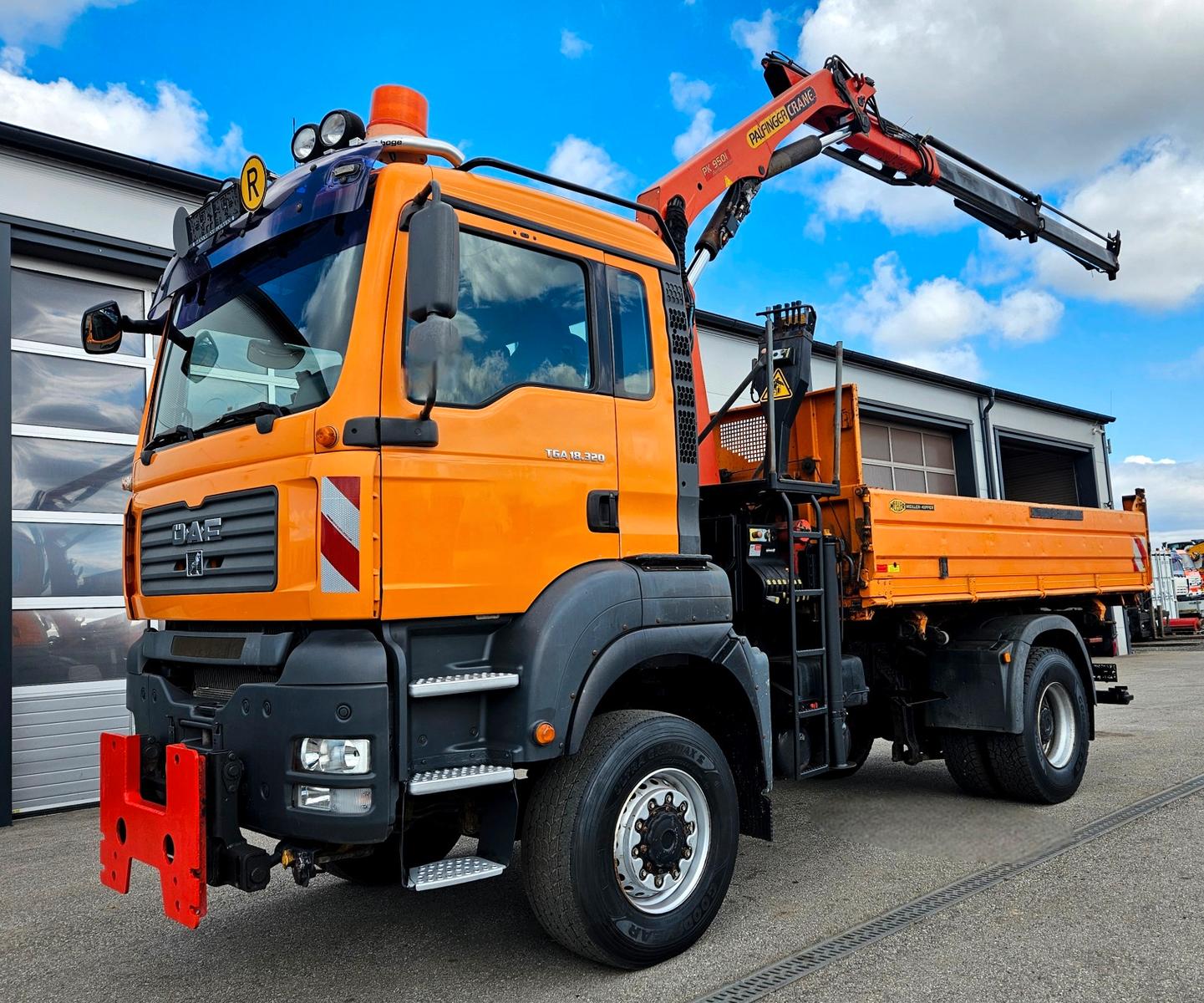 MAN TGA 18.320 4x4 BL Palfinger PK9501 Kran Euro4
