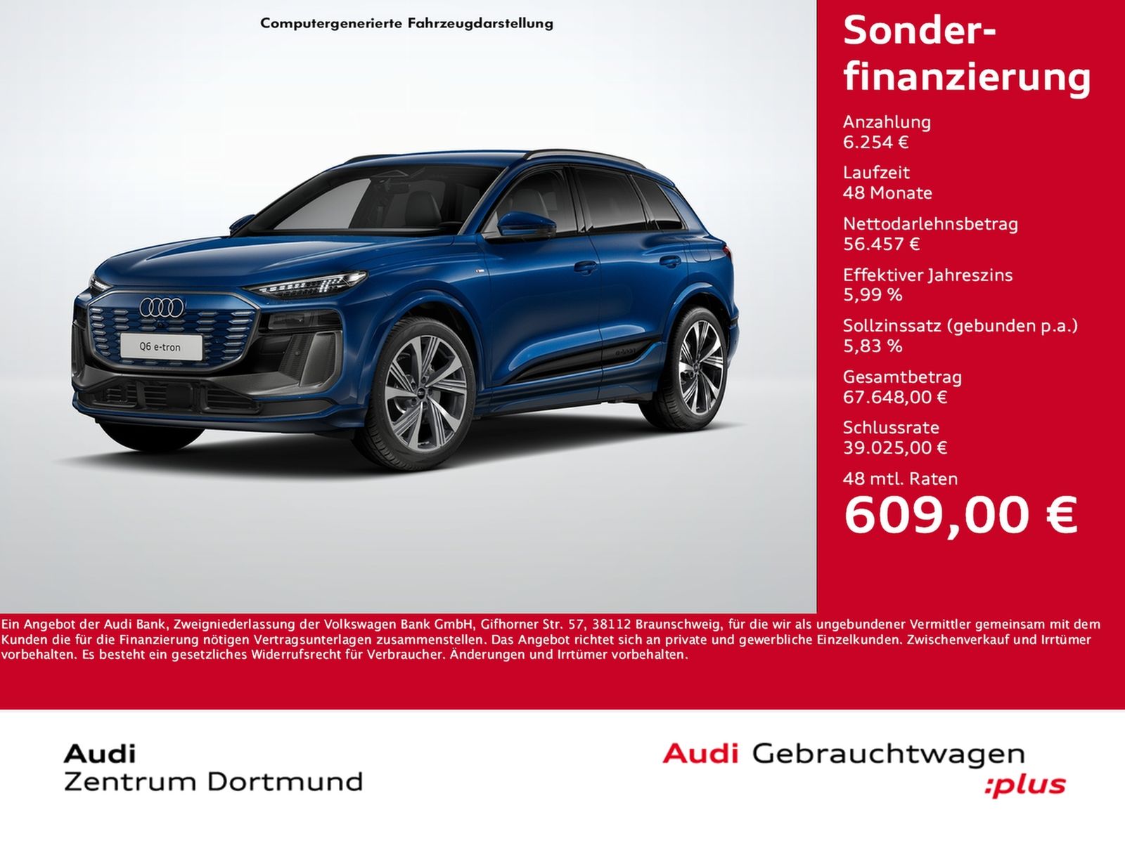 Audi Q6 e-tron performance S LINE BUSINESS B&O LM21 imagem 2
