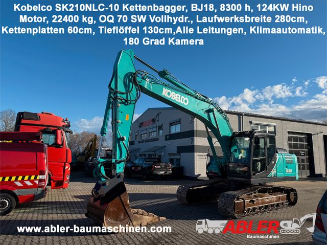 Kobelco SK210 NLC-10 OQ70 Klimaautomatik 180 Grad